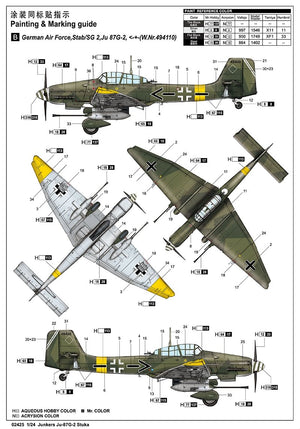 Trumpeter 02425 Junkers Ju-87G-2 Stuka 1/24 – zdjęcie 4