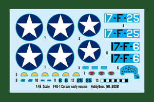 Hobby Boss 80381 F4U-1 Corsair Première version 1/48 – image 3