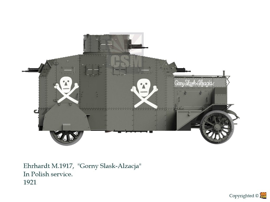 Copper State Models 35010 Ehrhardt E-V/4 M.1917 ( ZAWIERA POLSKIE KALKI ) 1/35 – immagine 2