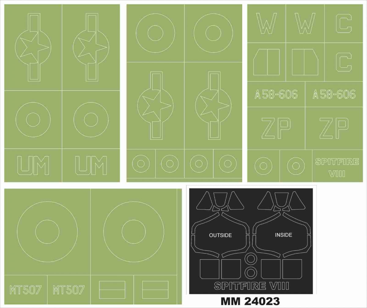 Montex MM24023 SITFIRE VIII for AIRFIX A17002 1/24