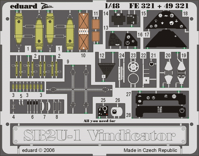 Eduard BIG4861 B-25B 1/48 ACCURATE MINIATURES – image 3