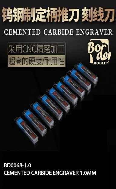Border Model BD0068-1 Cemented Carbide Line Engraver 1mm