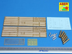 Aber 16057 Two transport box with six different 7,5cm ammo for PzKpfw. IV, Ausf, H-J 1/16 – immagine 2