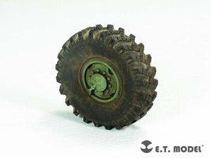 E.T. Model ER35-056 Russian URAL-4320 Truck Weighted Road Wheels For TRUMPETER 1/35 – immagine 3