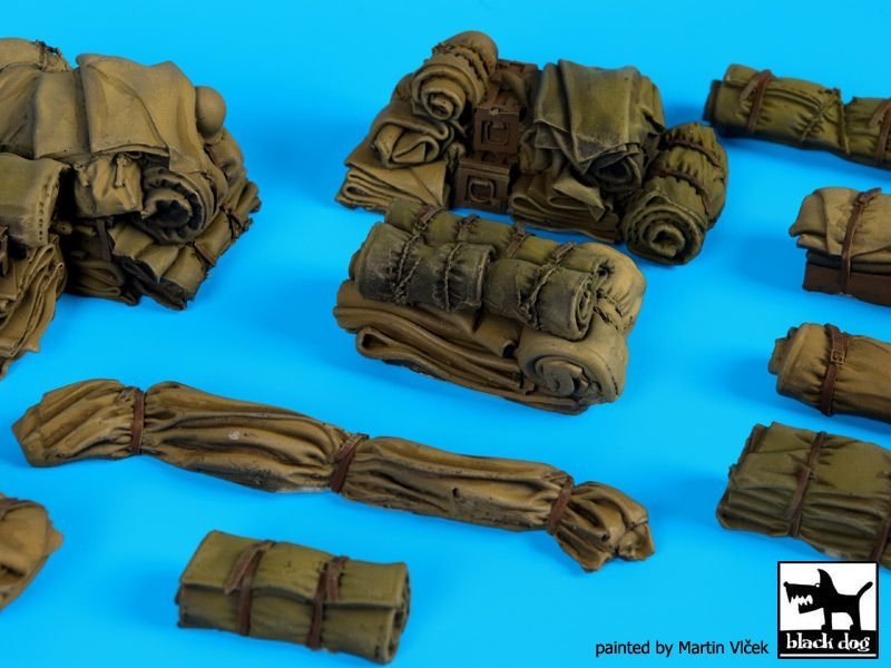 Black Dog T35141 Tentage+bedrols N 1/35 – zdjęcie 2