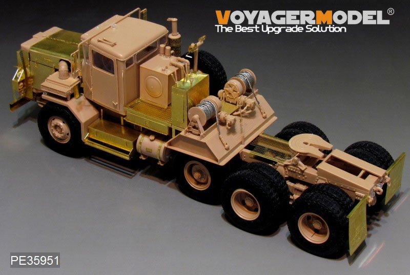 Voyager Model PE35951 Modern US Army M911 C-HET &amp;amp;M747 Heavy Equipment Semi-Trailer For MENG SS-013 1/35 – zdjęcie 15