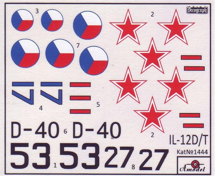 Amodel 01444 Ilyushin Il-12 D/T 1/144 – zdjęcie 2