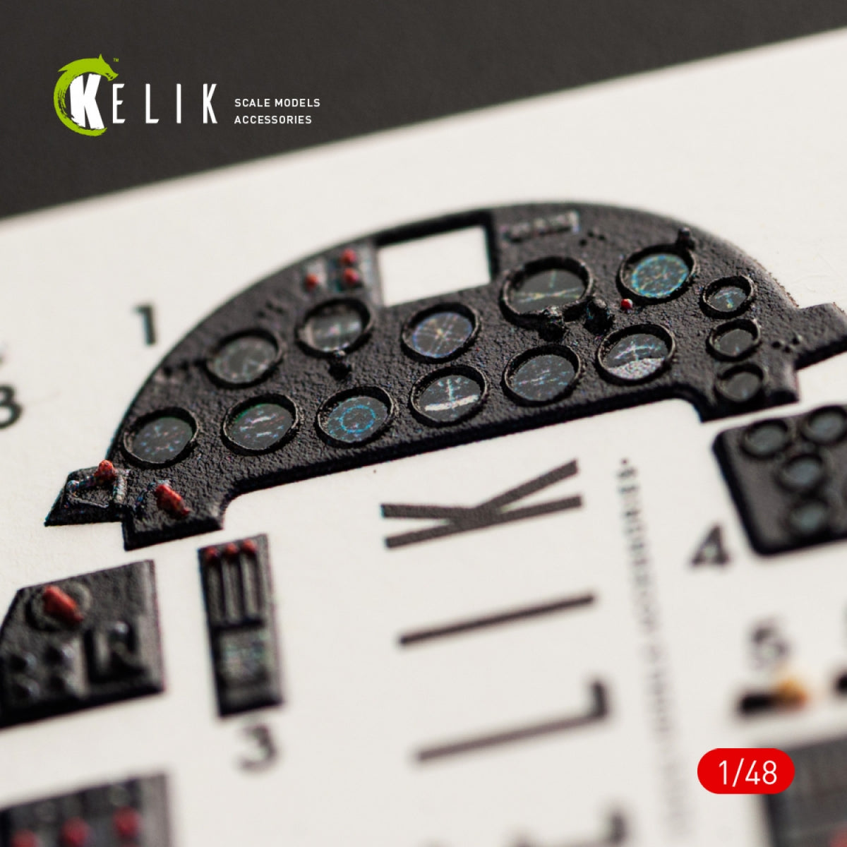 Décalcomanies 3D intérieures KELIK K48061 F4U-1A CORSAIR pour maquette Tamiya au 1/48 – image 3