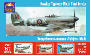 Ark Models 72015 Hawker - Typhoon Mk.IB British tank buster 1/72