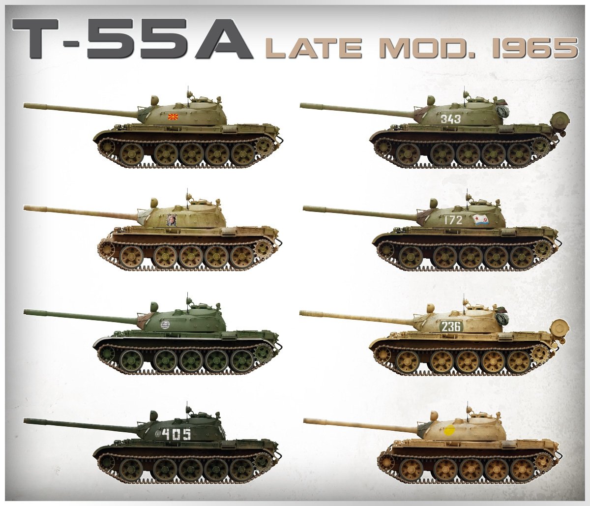 MiniArt 37023 T-55A LATE MOD. 1965 1/35 – immagine 2