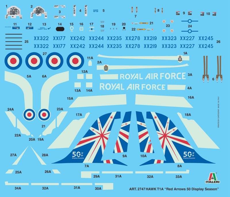 Italeri 2747 Hawk T1A Red Arrows 1/48 – Bild 3