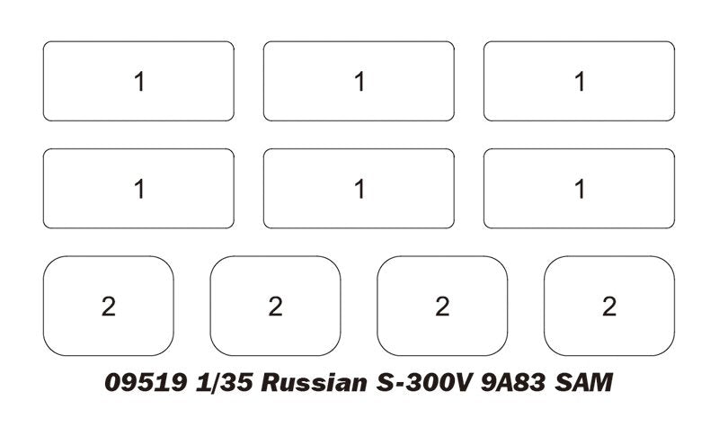 Trumpeter 09519 Russian S-300V 9A83 SAM 1/35 – zdjęcie 7