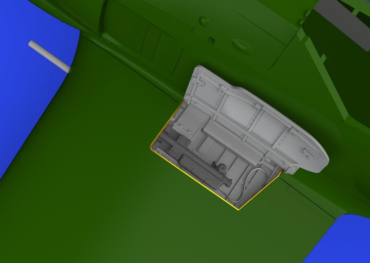 Eduard 648356 Baies de canons d'emplanture d'aile pour Fw 190A EDUARD 1/48
