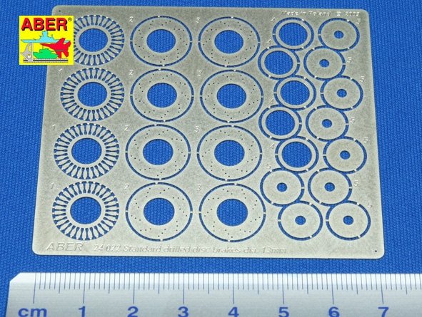 Aber 24022 Standartowe nawiercane tarcze hamulcowe sr. 13mm 1/24 – immagine 2