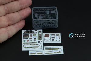 Quinta Studio QD+48555 Bristol Beaufighter NF.Mk.VI 3D-Printed &amp;amp; coloured Interior on decal paper (Tamiya) (with 3D-printed resin parts) 1/48 – zdjęcie 3