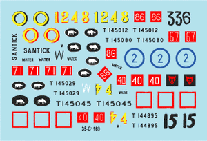 Star Decals 35-C1169 Sherman Mk II, Early production in 1942 1/35 – Bild 3