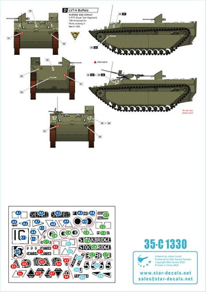 Star Decals 35-C1330 British LVT-4 Buffalo Mk IV. From Arnheim to the crossing of Rhine and Elbe Rivers. 1/35 – imagen 3