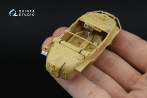 Quinta Studio QD+48553 Schwimmwagen type 166 3D-Printed &amp;amp; coloured Interior on decal paper (Tamiya) (with 3D-printed resin parts) 1/48 – immagine 9