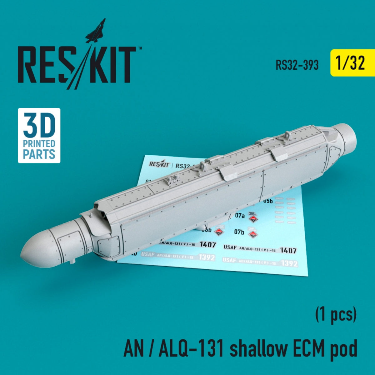 RESKIT RS32-0393 AN/ALQ-131 SHALLOW ECM POD 1/32