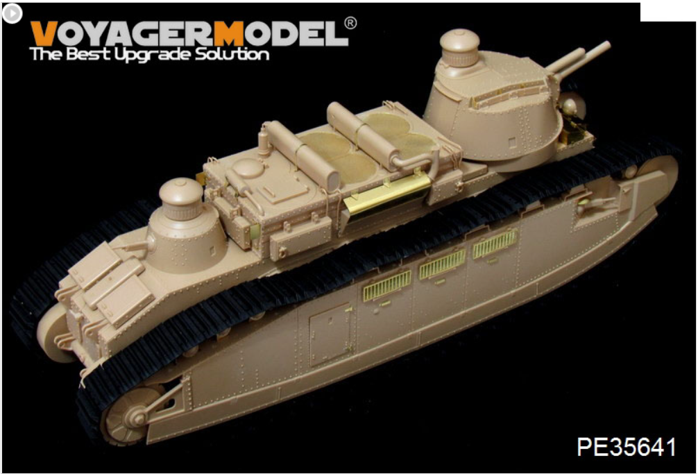 Voyager Model PE35641 WWI French Char 2C Super Heavy Tank (For MENG TS-009) 1/35 – immagine 2