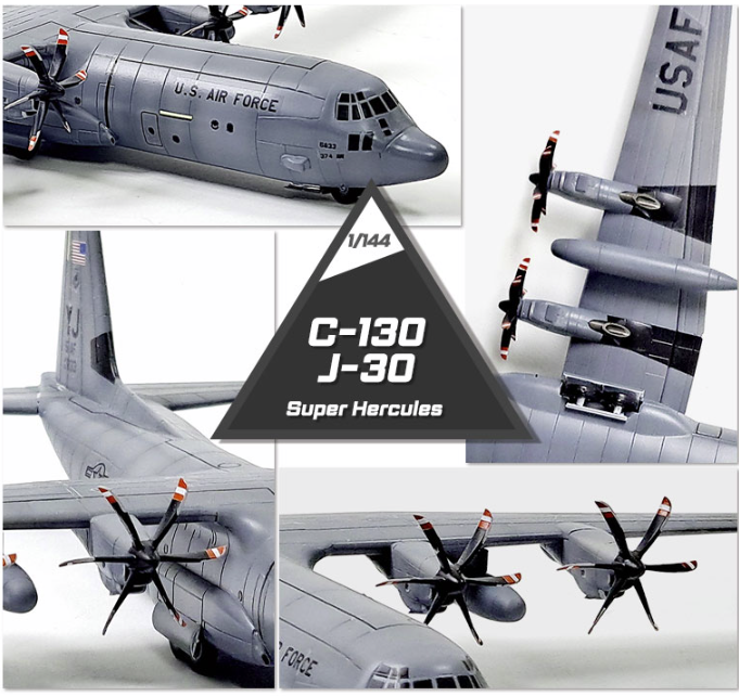 Academy 12631 C-130J-30 Hercules 1/144 – immagine 4
