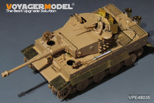 Maquette Voyager VPE48035 Char Tiger I allemand de la Seconde Guerre mondiale, production tardive, pour Tamiya 32575, échelle 1/48 – image 5