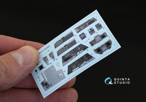 Quinta Studio QD48049 F/A-18E 3D-Printed &amp;amp; coloured Interior on decal paper (for Hasegawa kit) 1/48 – Bild 4
