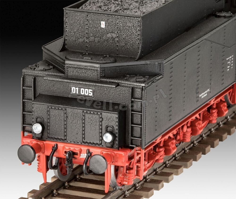Revell 62172 Schnellzuglok BR01 mit Tender 2&amp;#39;2&amp;#39; T32 Model Set ( H0 ) 1/87 – zdjęcie 6
