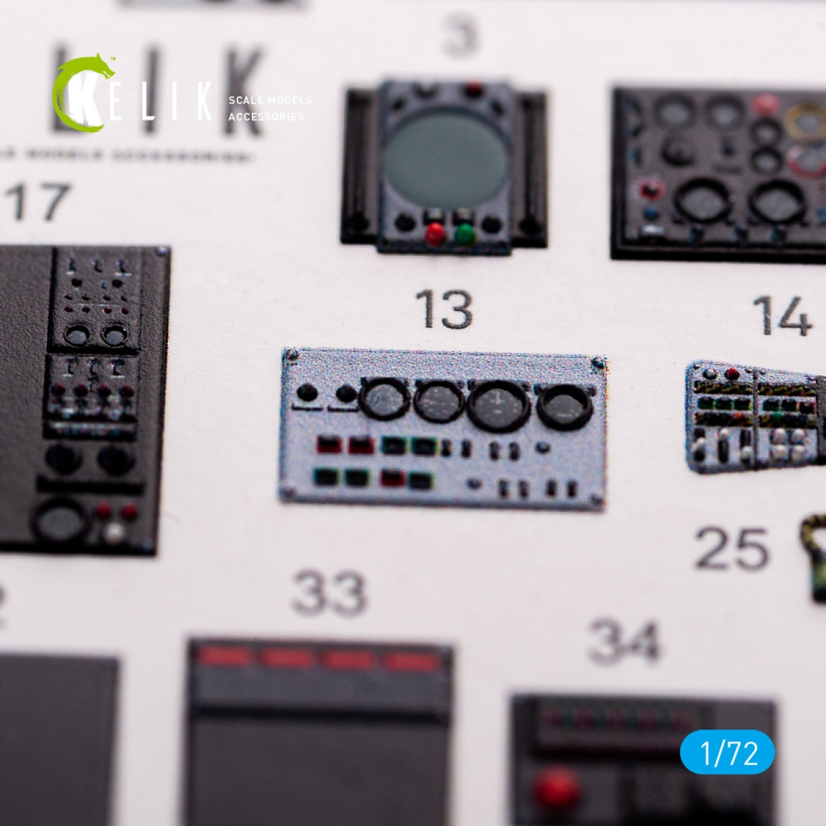 KELIK K72065 Handley Page Victor B Mk2 interior 3D decals for Airfix kit 1/72 – immagine 6