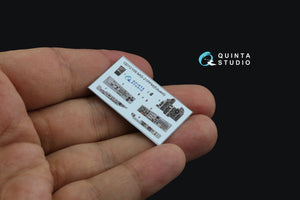 Quinta Studio QD72109 MiG-21PFM Gray panels 3D-Printed &amp;amp; coloured Interior on decal paper (Eduard) 1/72 – Bild 3