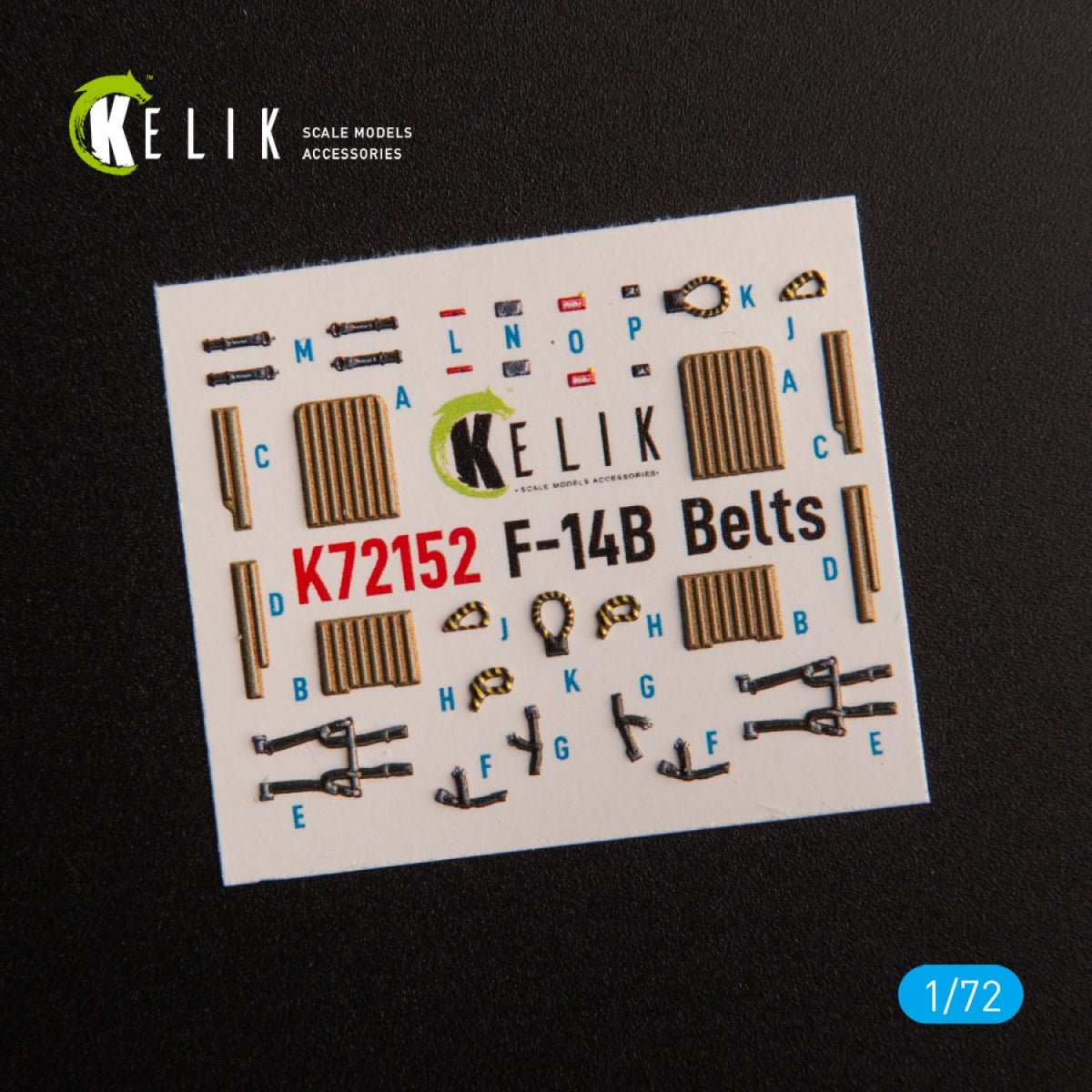 KELIK K72152 F-14B - interior 3D decals for GWH kit 1/72 – Bild 3