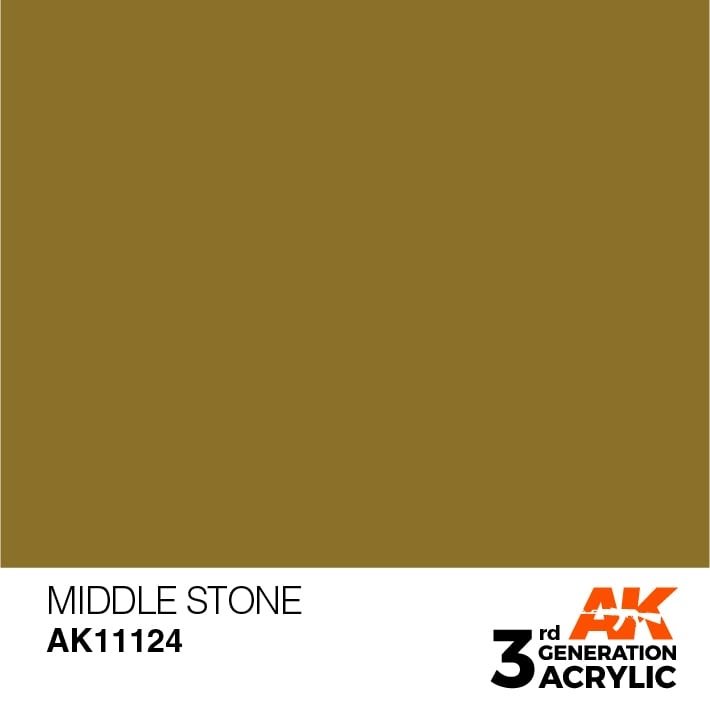 AK Interactive AK11124 PIERRE DU MILIEU – STANDARD 17 ml