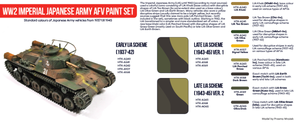 Hataka HTK-AS69 WW2 Imperial Japanese Army AFV paint set (8x17ml) – immagine 3