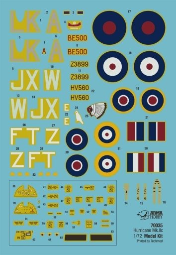 Arma Hobby 70035 Hawker Hurricane Mk IIc Expert Set 1/72 – zdjęcie 4
