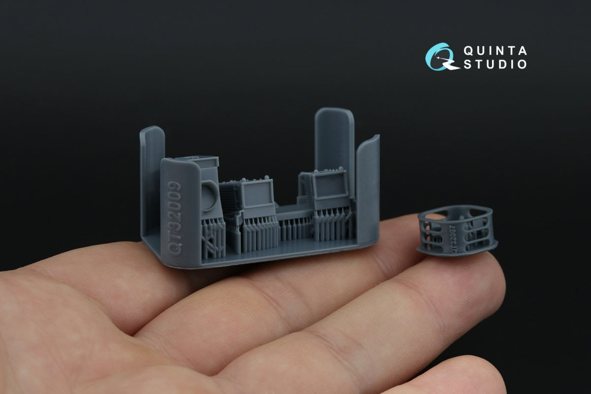 Quinta Studio QD+32231 Tornado ECR German 3D-Printed &amp;amp; coloured Interior on decal paper (Italeri) (with 3D-printed resin parts) 1/32 – Bild 4