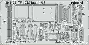 Eduard 491139 TF-104G late for Kinetic Model 1/48 – Bild 2
