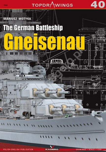 Kagero 7040 Le cuirassé allemand Gneisenau EN/PL