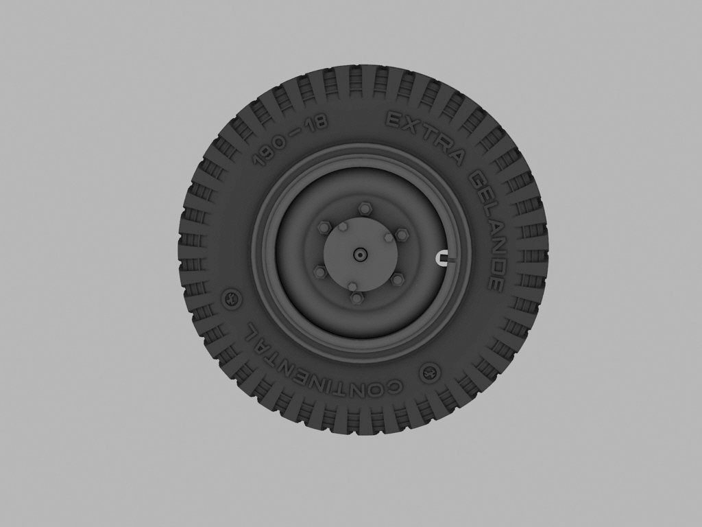 Panzer Art RE35-382 Sd.Kfz 221/222 road wheels (late pattern) 1/35 – immagine 3