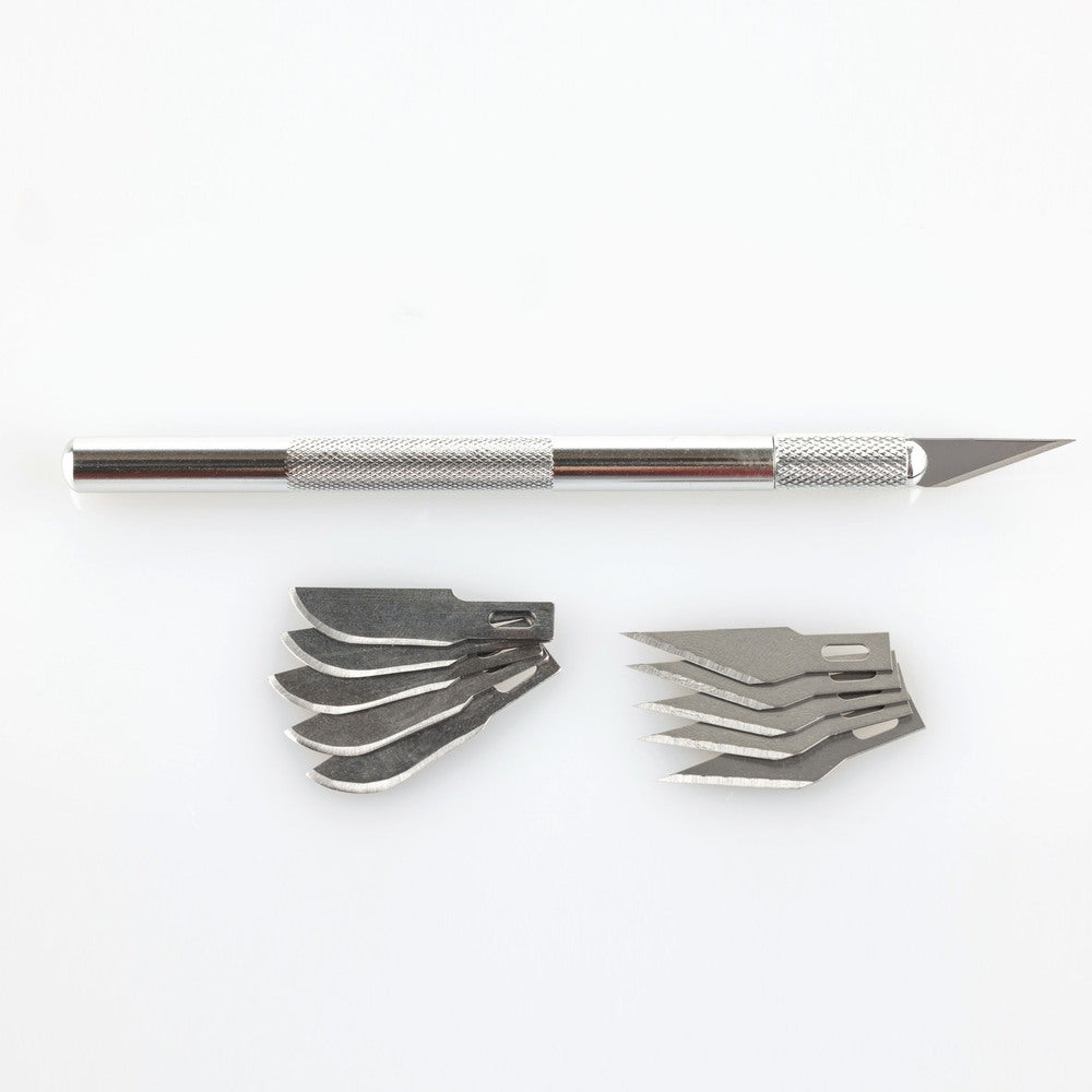 Heller 99009 Aluminum scalpel with fine-pointed blade
