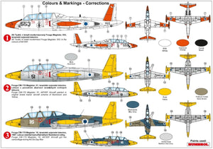 Kovozavody Prostejov KPM0243 Fouga CM-170 Magister „Over Israel“ 1/72 – imagen 2