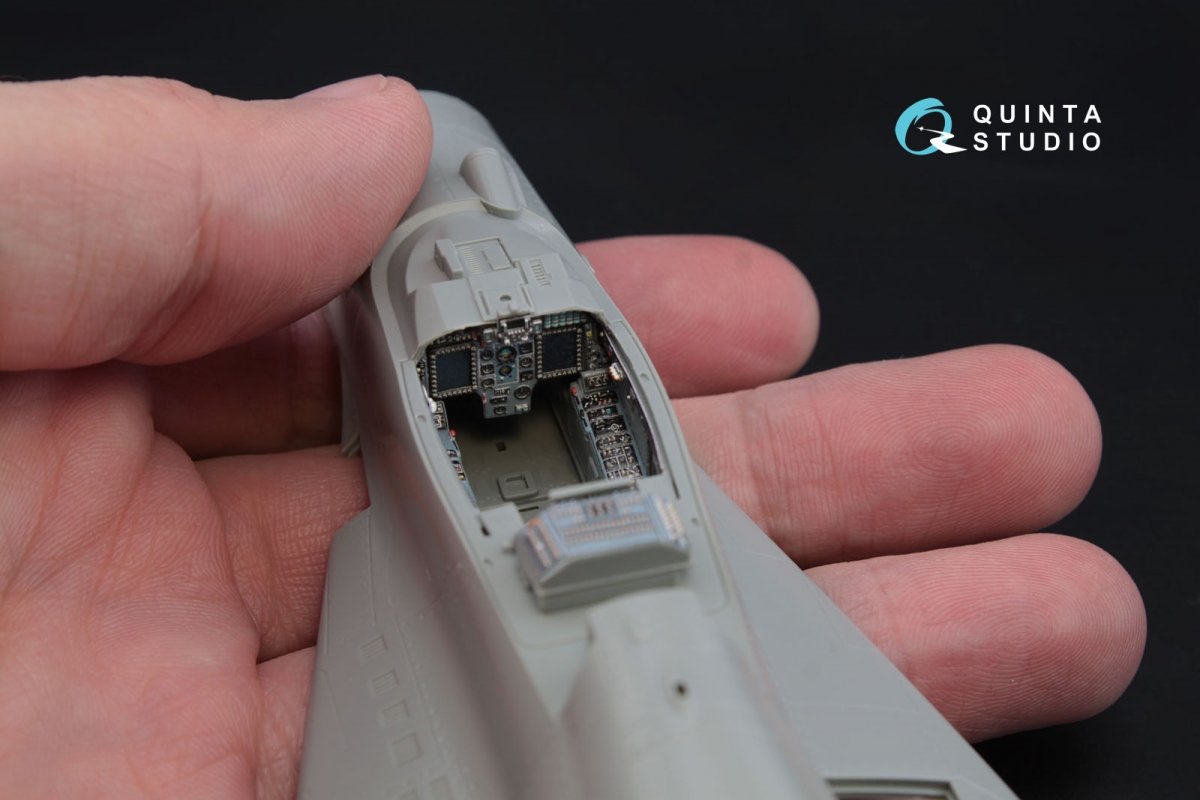 Quinta Studio QD48024 MiG-29 SMT (9-19) 3D-Printed &amp;amp; coloured Interior on decal paper (for GWH kits) 1/48 – imagen 5