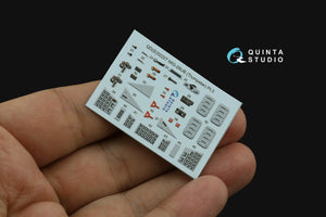 Quinta Studio QD32227 MiG-29UB 3D-Printed &amp;amp; coloured Interior (Trumpeter) 1/32 – immagine 9