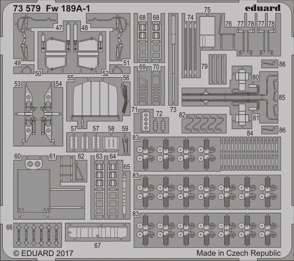 Eduard 73579 Fw 189A-1 ICM 1/72 – zdjęcie 2