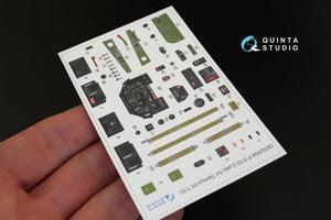 Quinta Studio QD32004 P-51D (Late) 3D-Printed &amp;amp; coloured Interior on decal paper (for Tamiya kit) 1/32 – Bild 2