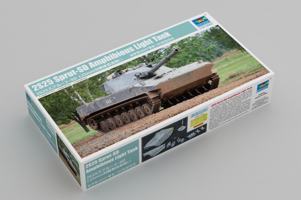 Trumpeter 09599 2S25 Sprut-SD Amphibious Light Tank 1/35 – zdjęcie 2