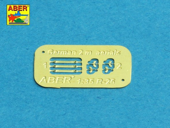 Aber R-42 German 2m aerials with ring base (set of 3 pcs,) – zdjęcie 7