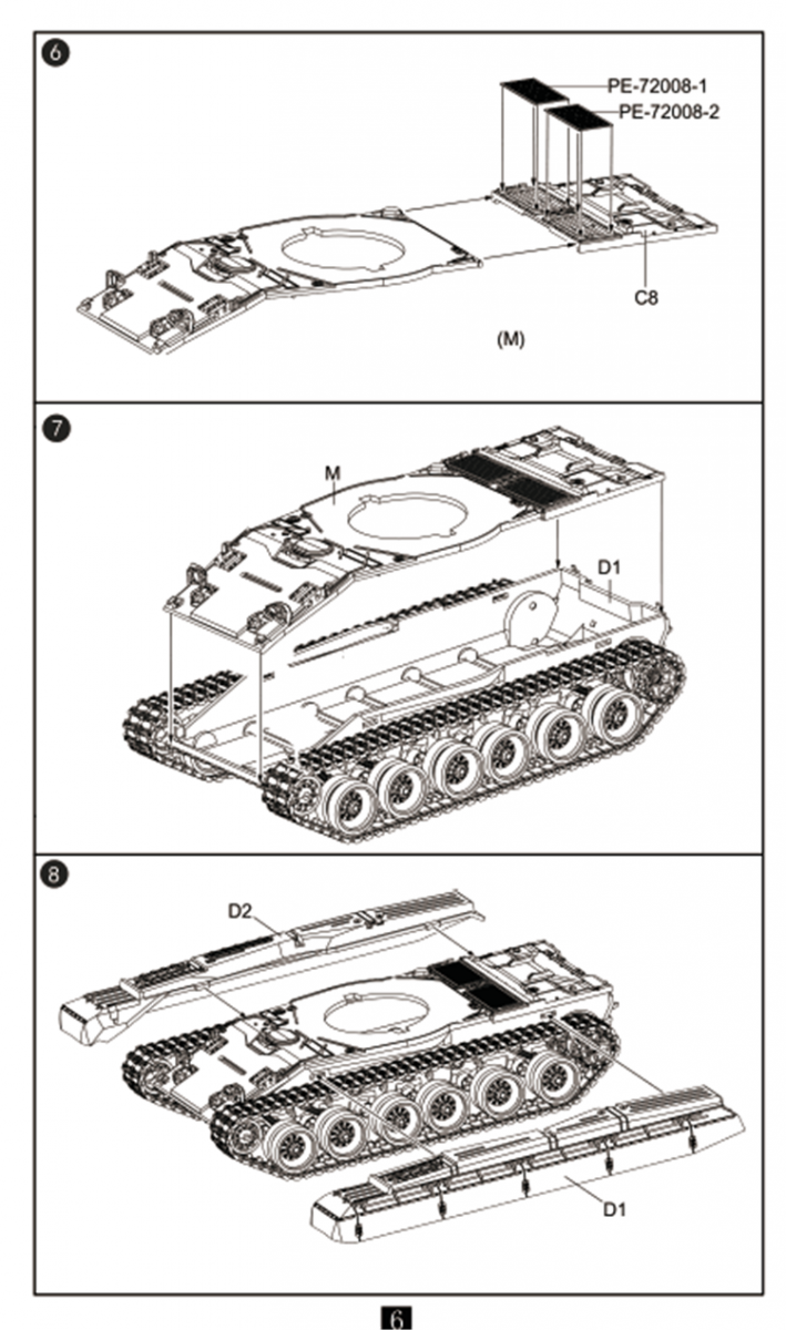 Modelcollect UA72193 Soviet T-80 Main Battle Tank 1970S-1990S N in1 1/72 – immagine 5