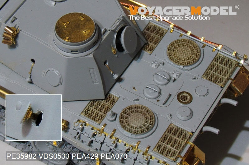 Voyager Model PE35982 WWII German Panther D Tank Early version Basic For TAKOM 2103 1/35 – immagine 7