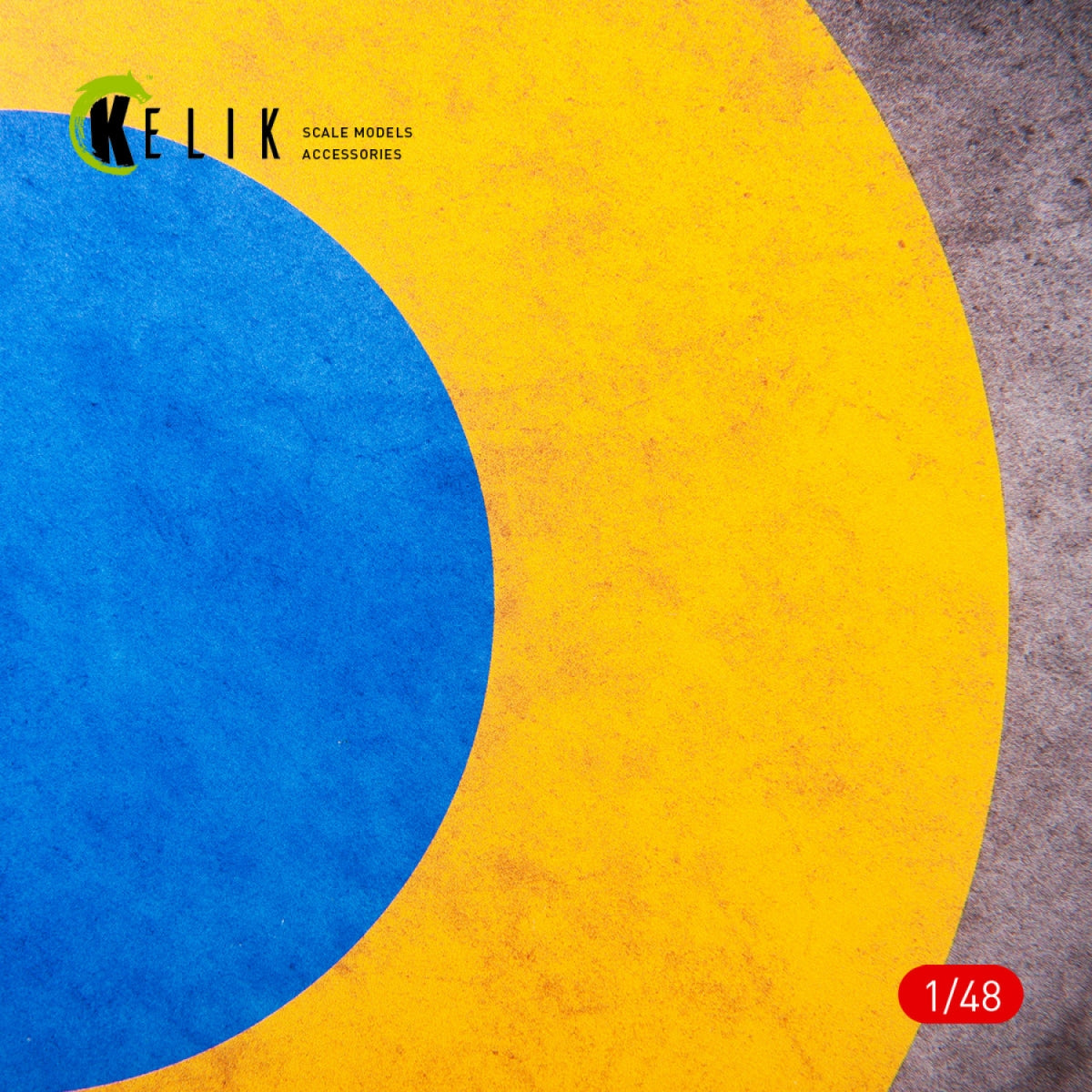 KELIK KS48024 Ukraine Roundel &amp;quot;Glory to Defenders&amp;quot; - Acrylic 3 mm (240 x 240 mm) (190g) 1/48 – zdjęcie 2