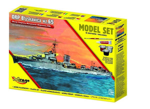 Mirage Hobby 840096 ORP Błyskawica wz.65 Flagship of the Polish Navy MODEL SET 1/400